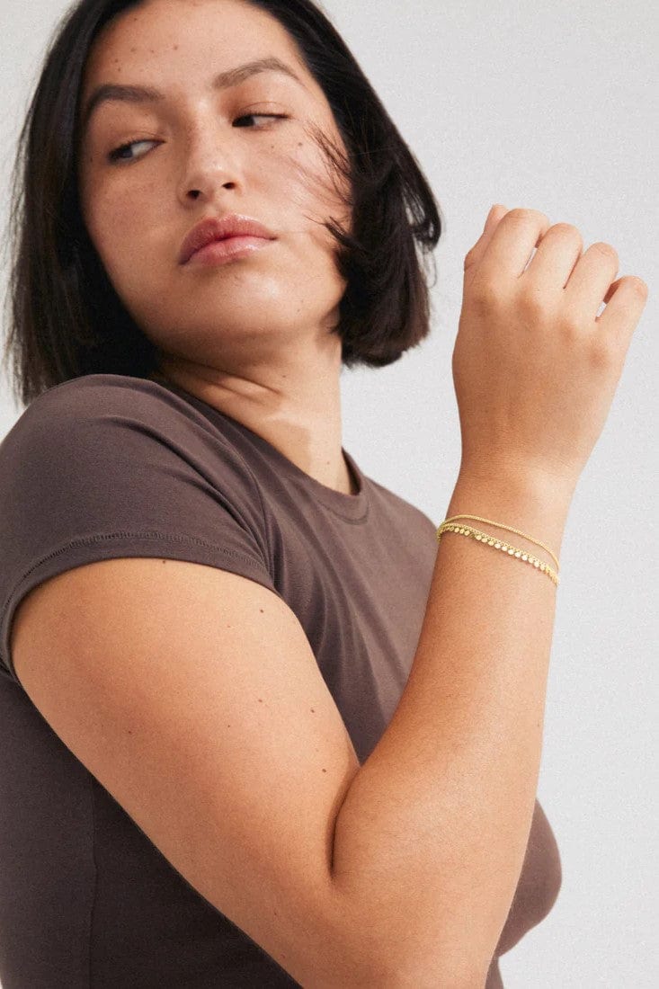 Bloom Recycled Armband - Goud