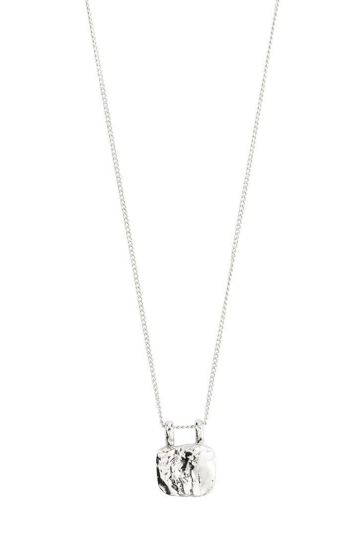 Bloom Recycled Coin Ketting - Zilver