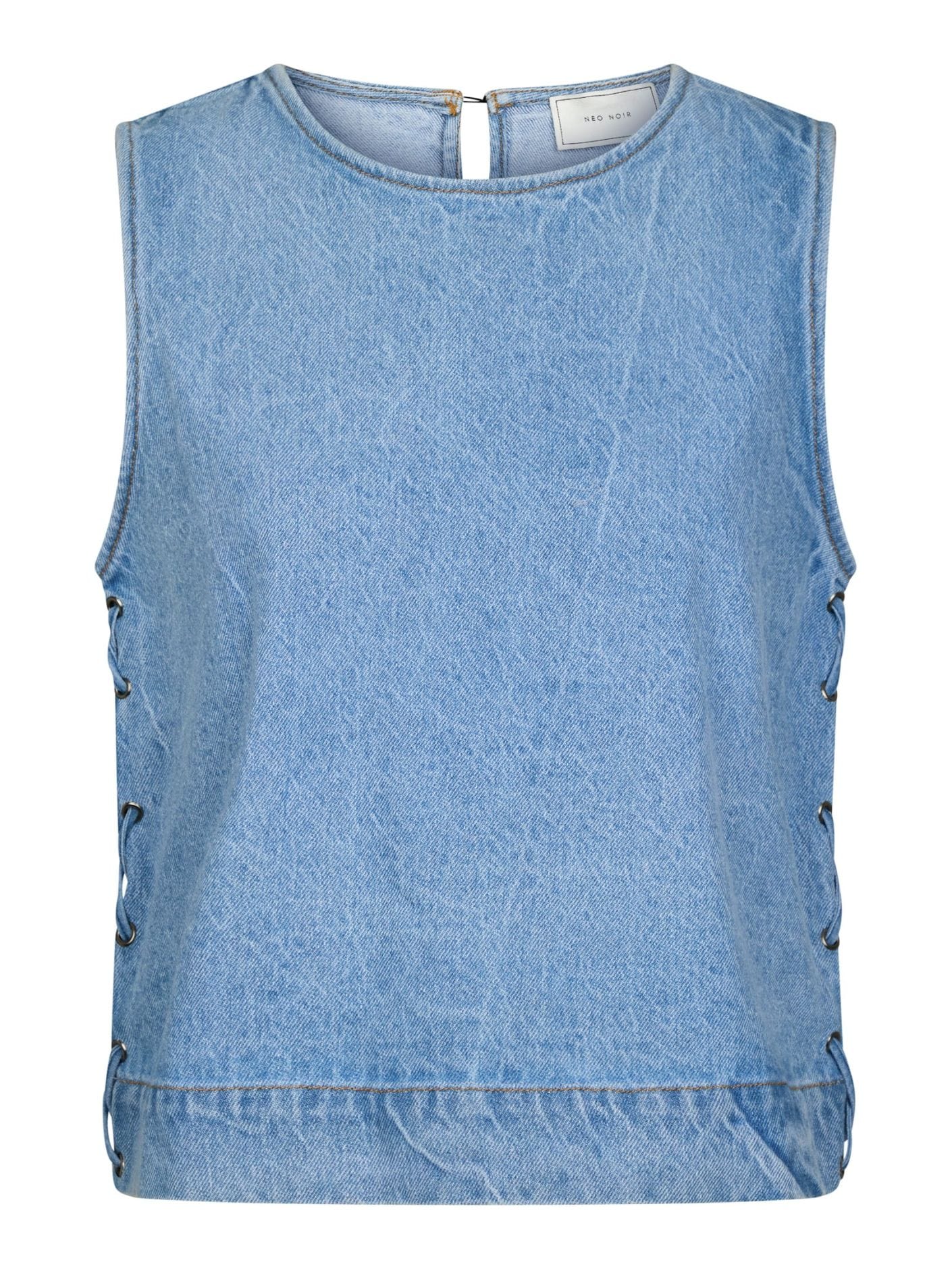 Svetlana Gevlochten Top - Blauw