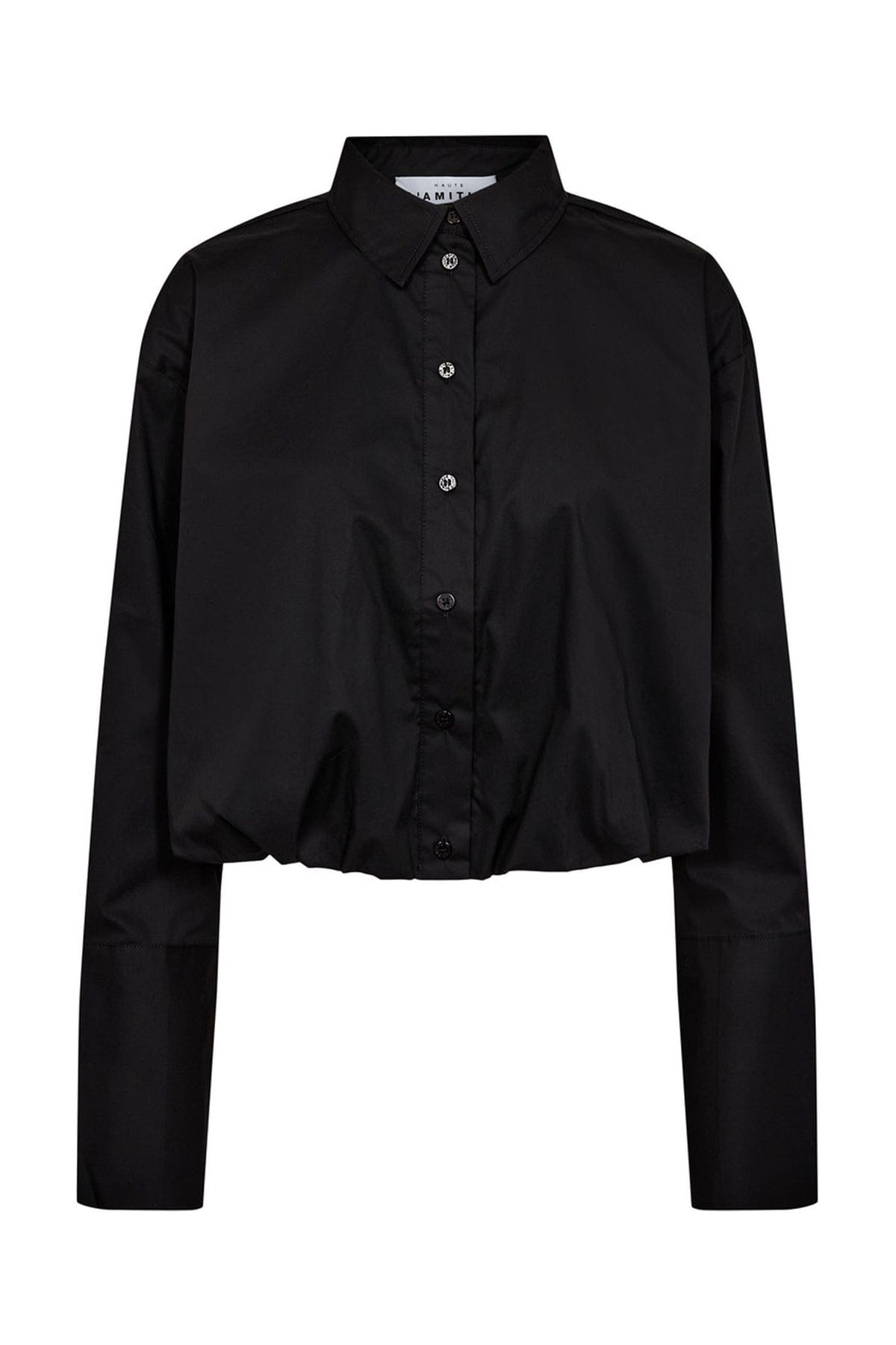 Cuff Balloon Blouse - Zwart