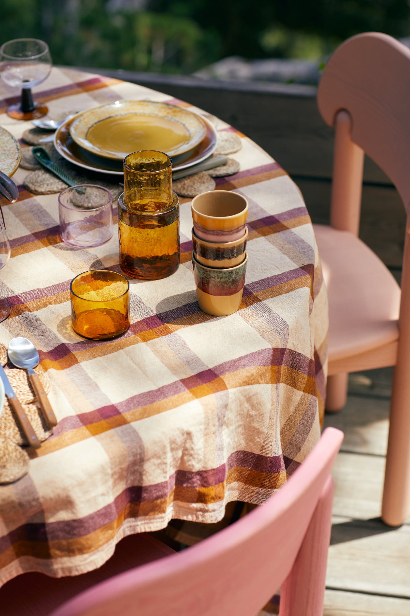 HKliving 70'S keramiek Koffie Mok - Sunset