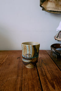 HKliving 70'S keramiek Koffie Mok - Tidal