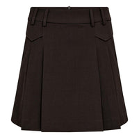 LunaCC Pleat Pocket Mini Skirt - Bruin