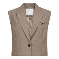 MeeraCC Gilet - Walnoot