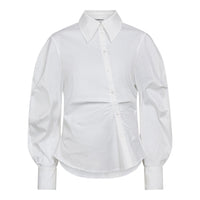 SannaCC Asy Placket Blouse - Wit