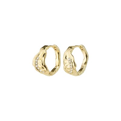 Pia Organic Hoop Earrings - Gold