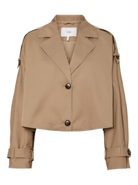 YASEmira Korte Trenchcoat - Beige