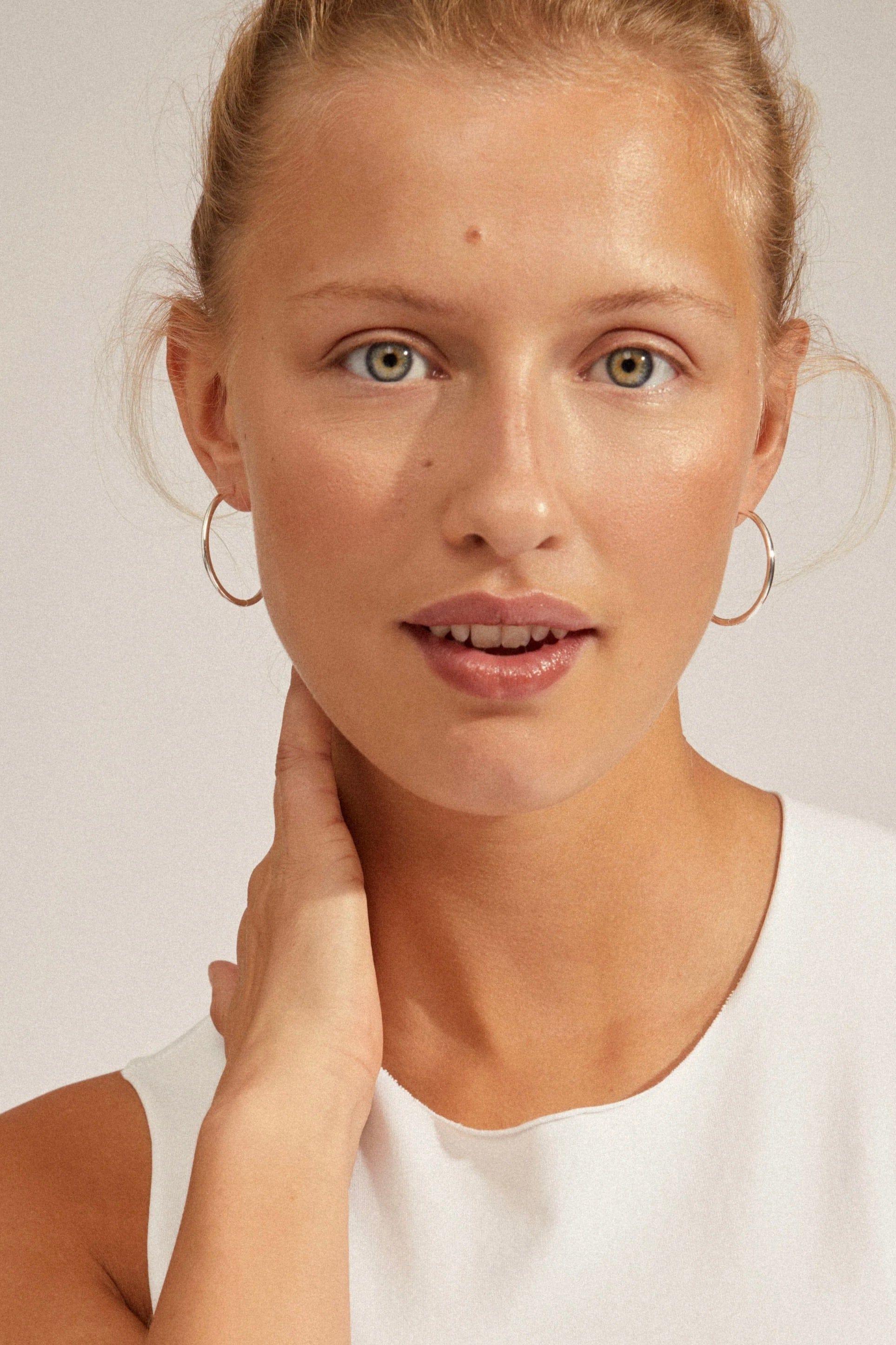 Eanna Recycled Maxi Hoops - Zilver