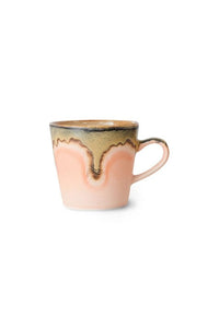 HKliving 70'S keramiek Americano Mok - Blossom