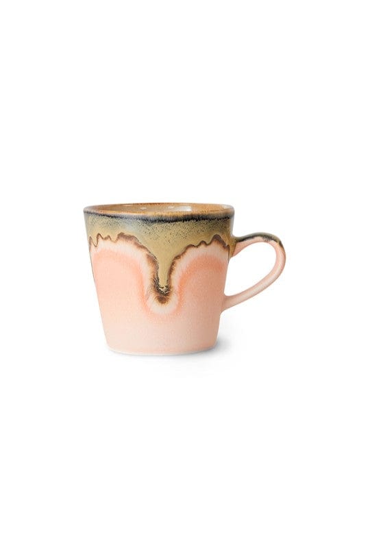 HKliving 70'S keramiek Americano Mok - Blossom