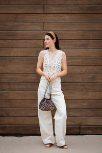 YASAnula Crochet Top - Creme