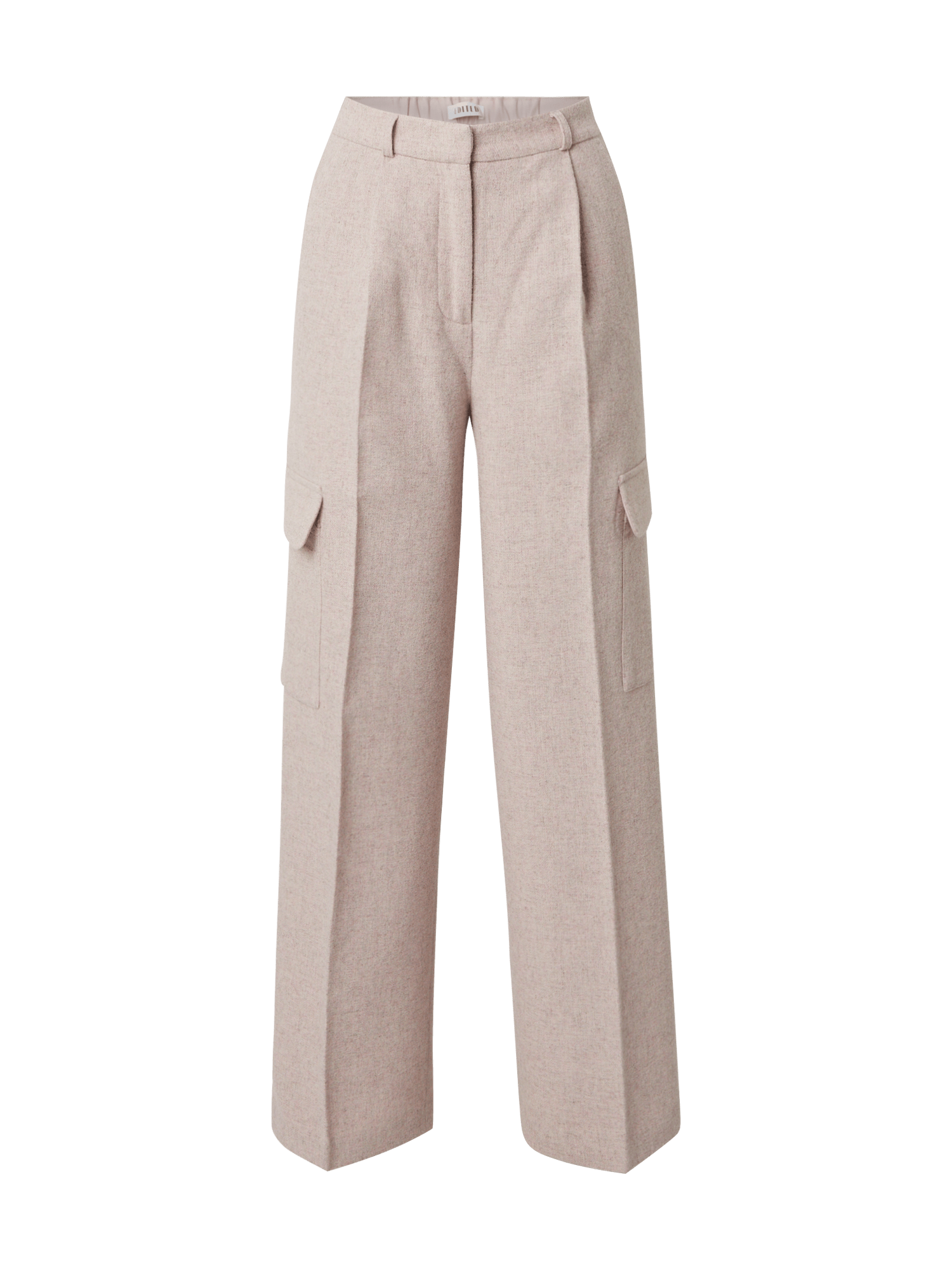 Tjarda Wollen Pantalon - Roze