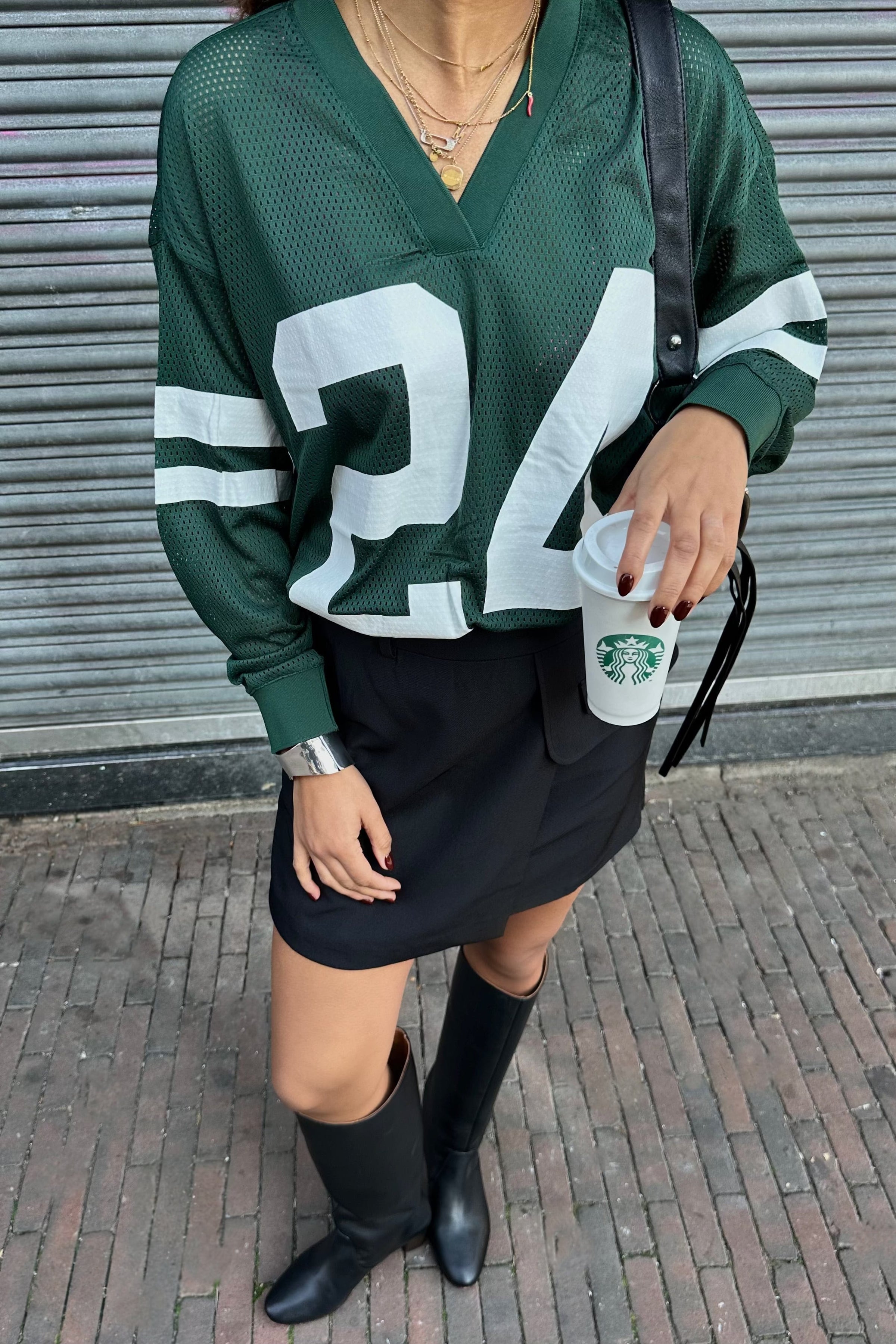Drift Number Tee - Groen