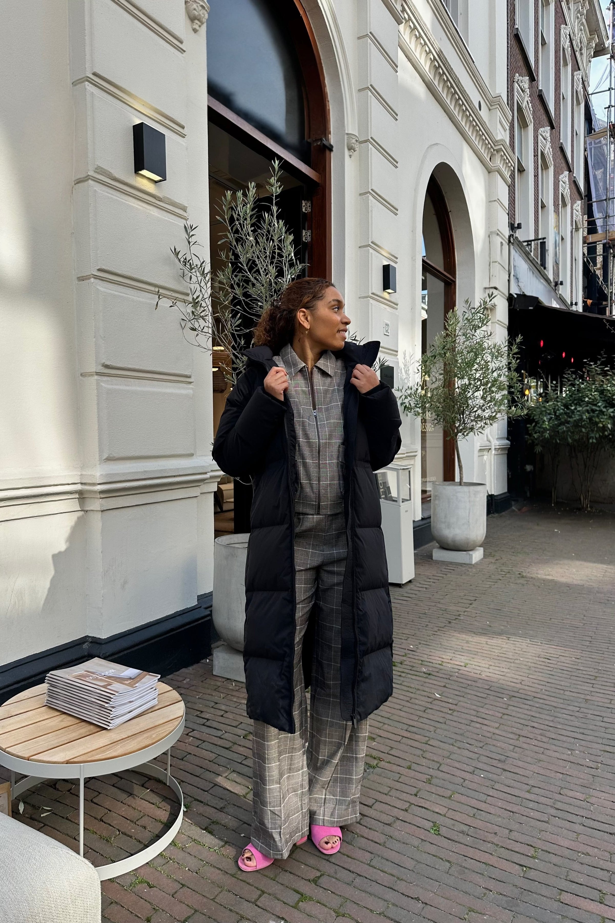 SLFMaya Puffer Jas - Zwart