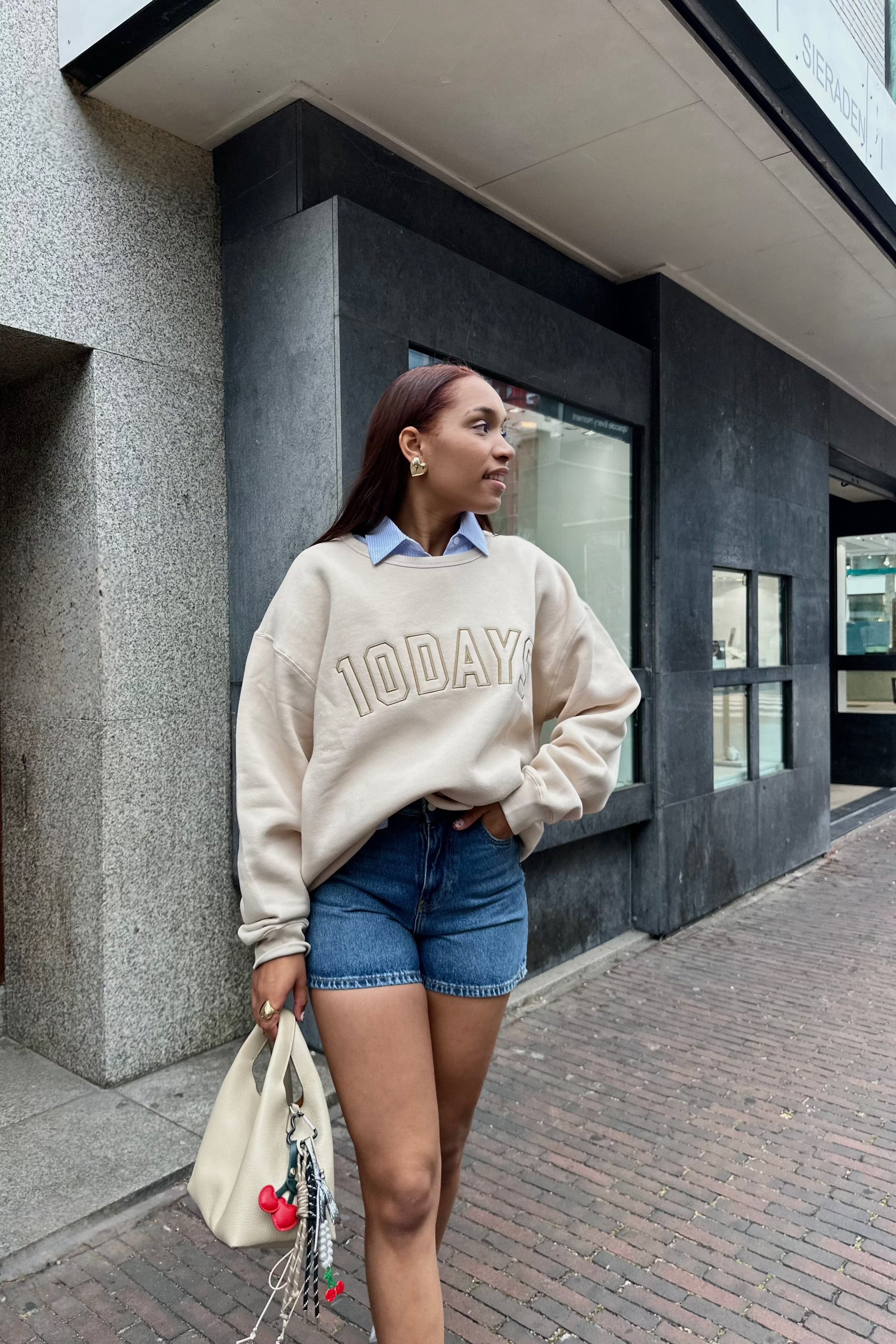 Statement Sweater - Beige