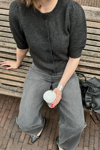 Trudy Deco Vest - Grijs