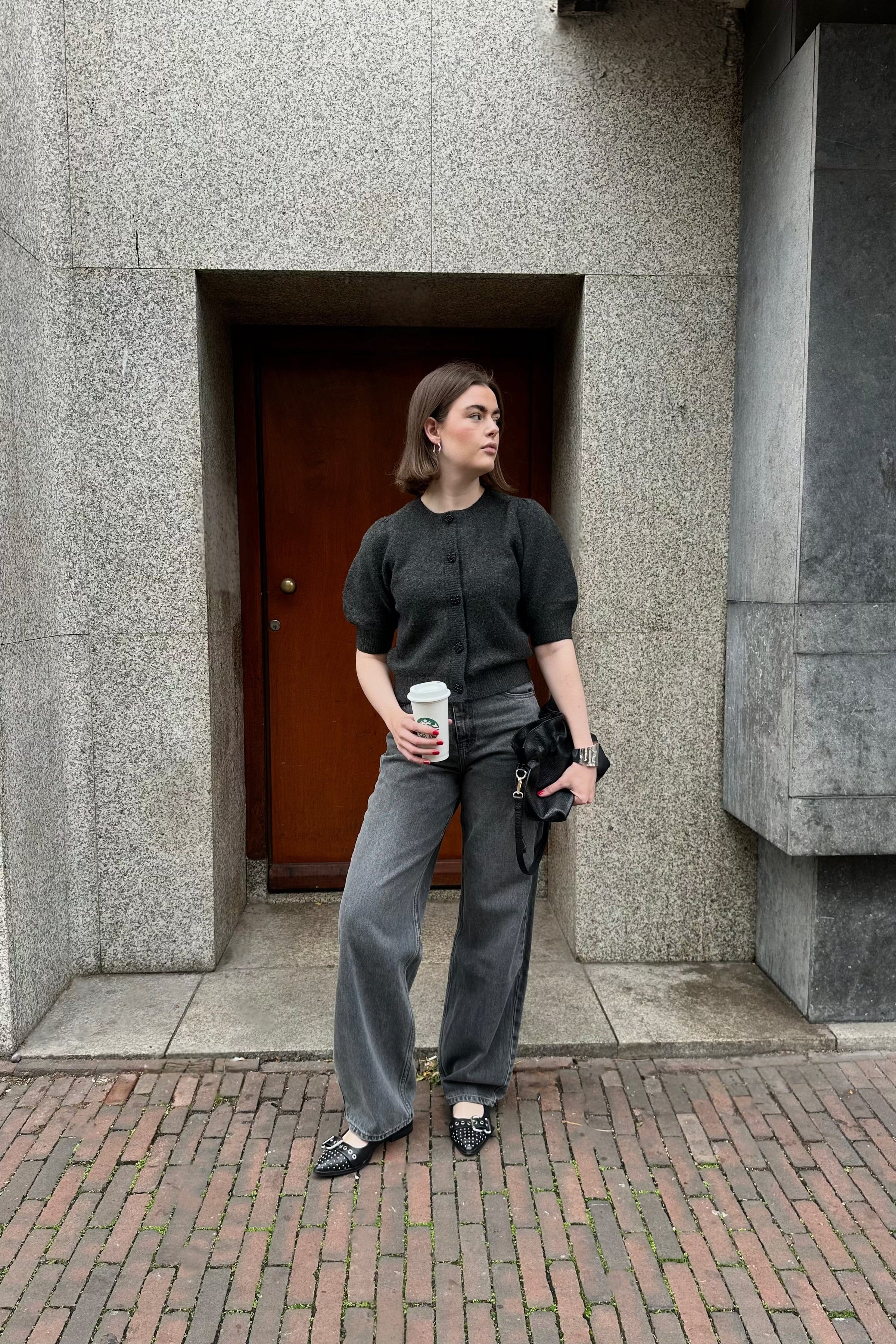 Trudy Deco Vest - Grijs