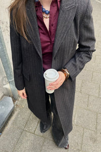 SLFAlly Wollen Jas - Grijs