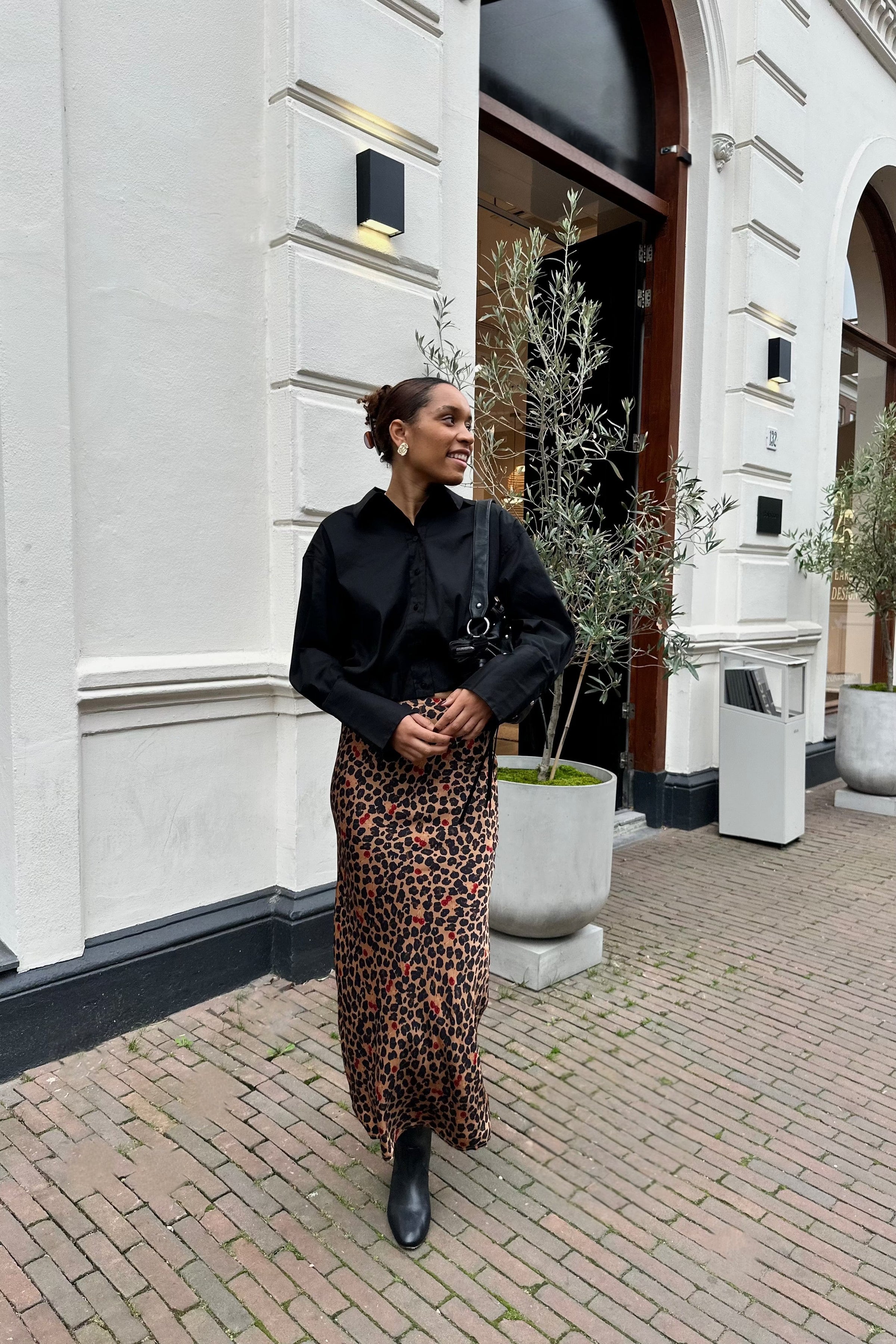 Cuff Balloon Blouse - Zwart