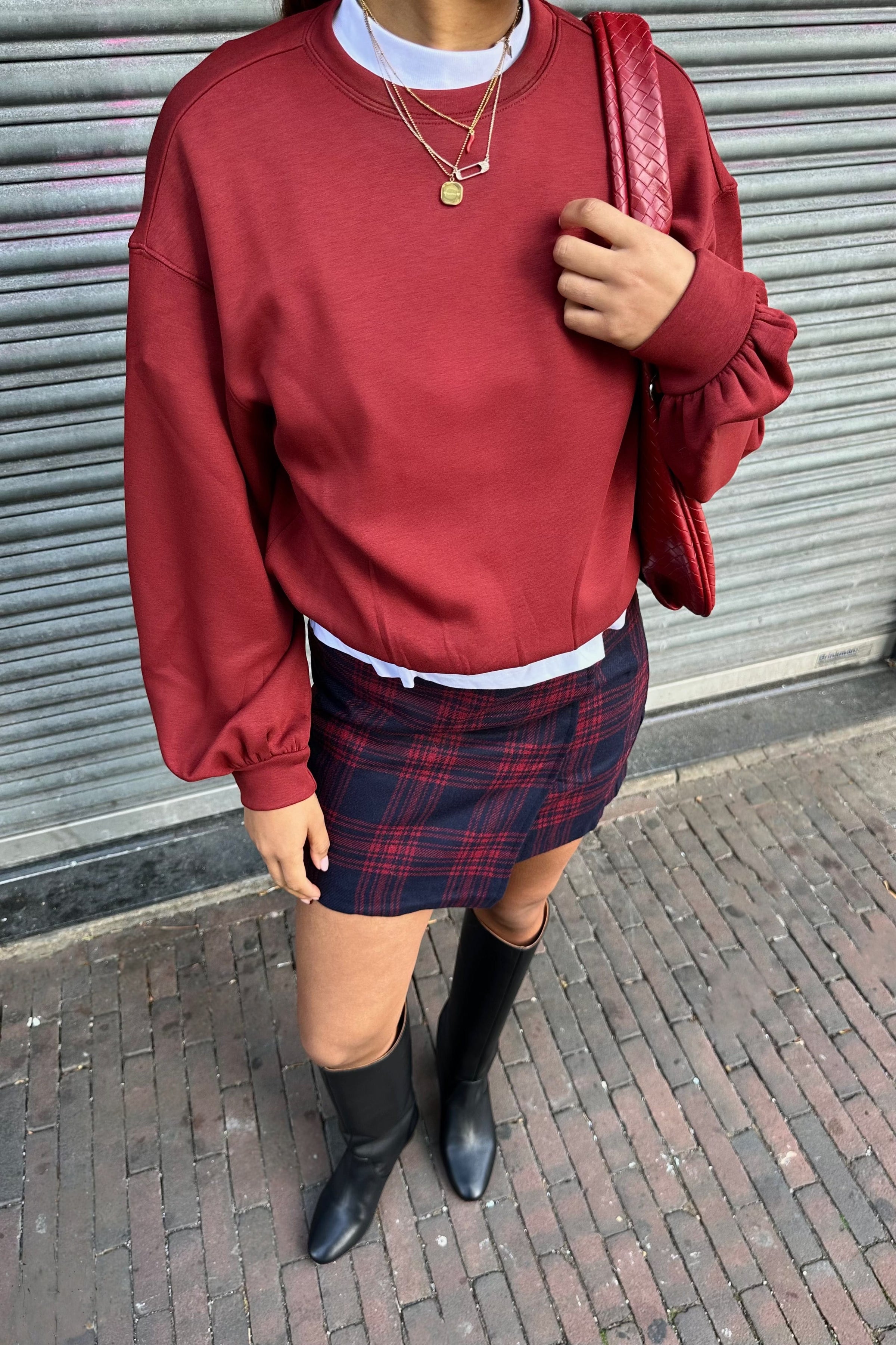 MSCHBrionna Ima Q Sweater - Rood