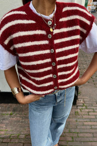 Lilly Gestreepte Spencer - Rood