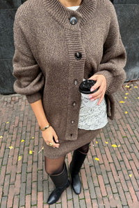 MSCHLissi Knit Vest - Slate Black