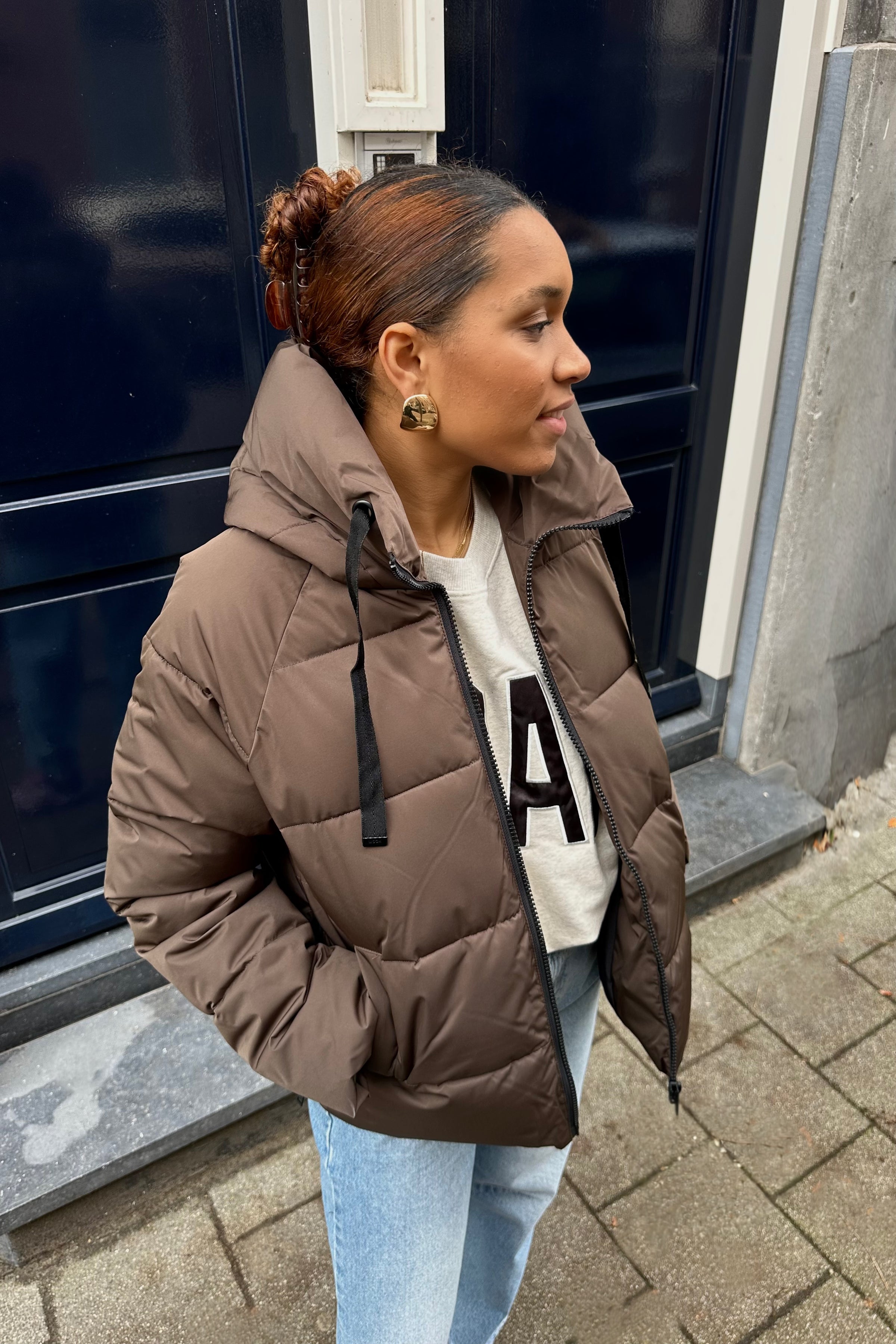 MSCHPavinaria Korte Jas - Slate Black