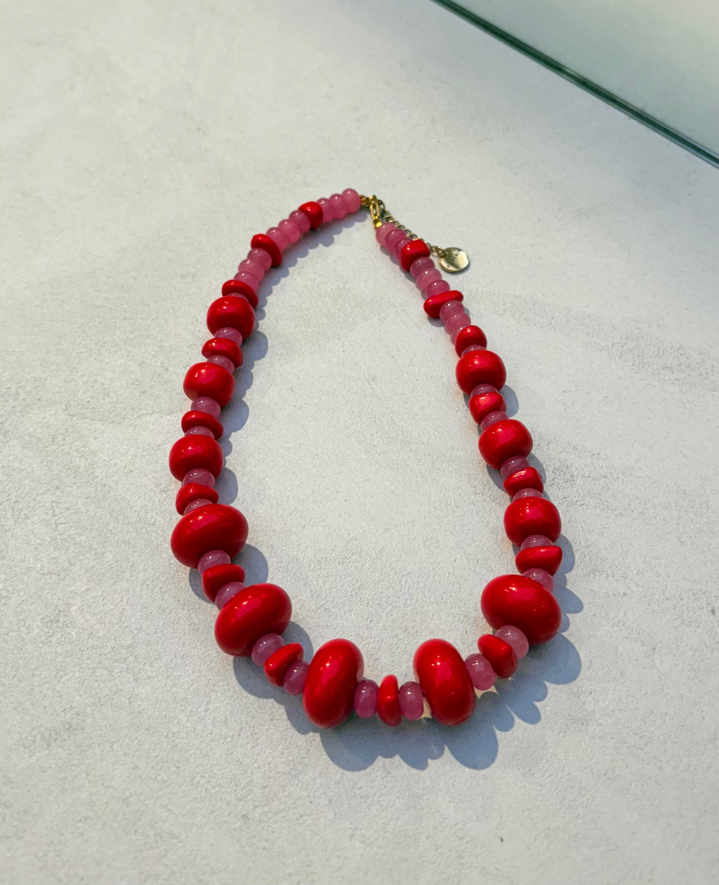 Rouge Rebel Ketting - Rood/Lila