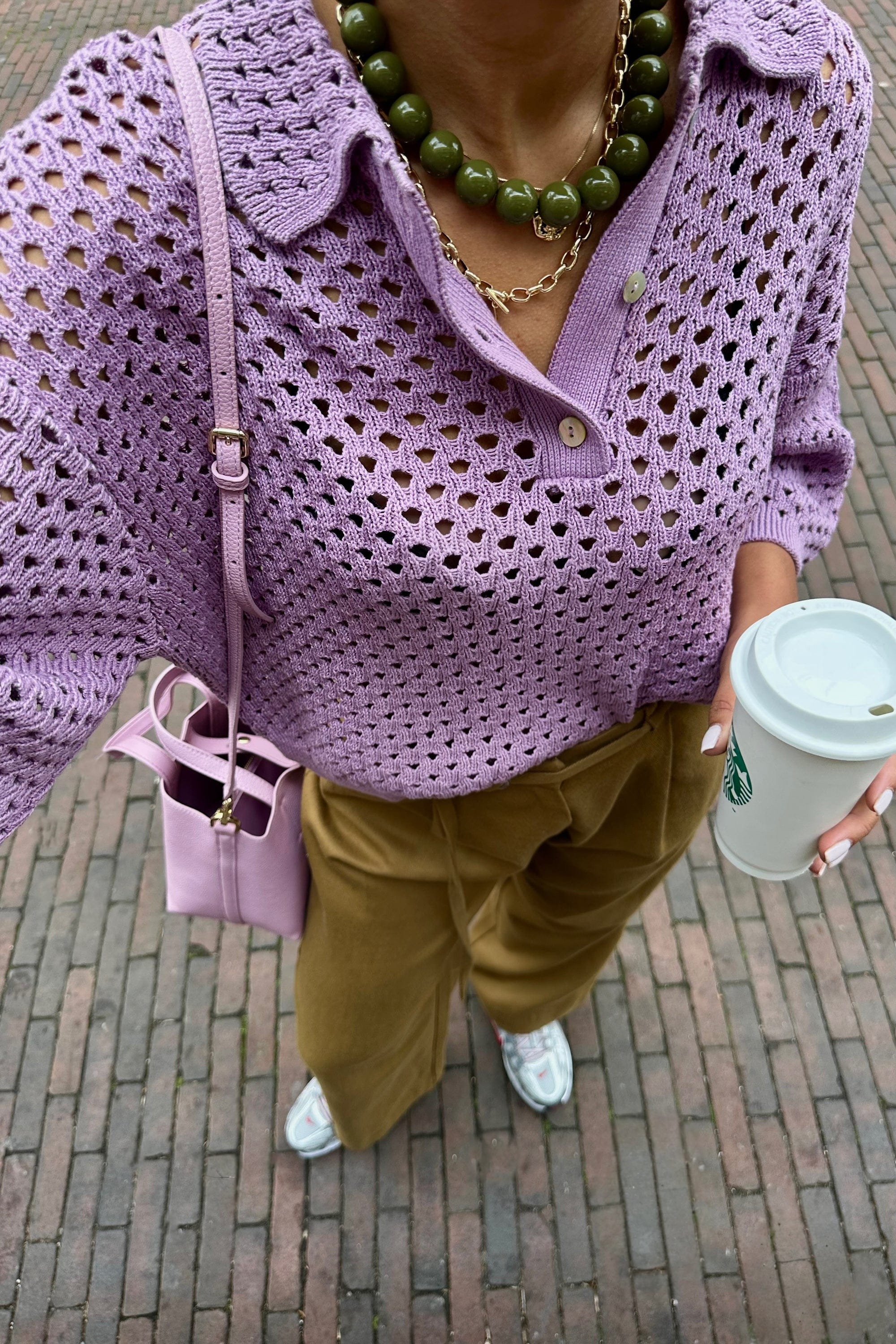 Anaya Polo Top - Lavendel Paars