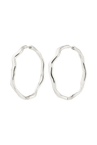 Larkin Grote Oorbellen - Zilver