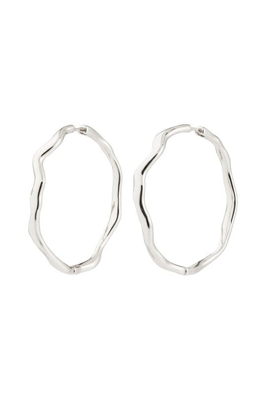 Larkin Grote Oorbellen - Zilver