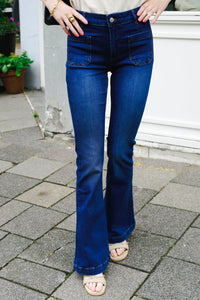 IVY Ann Charlotte Jeans - Donkere Denim