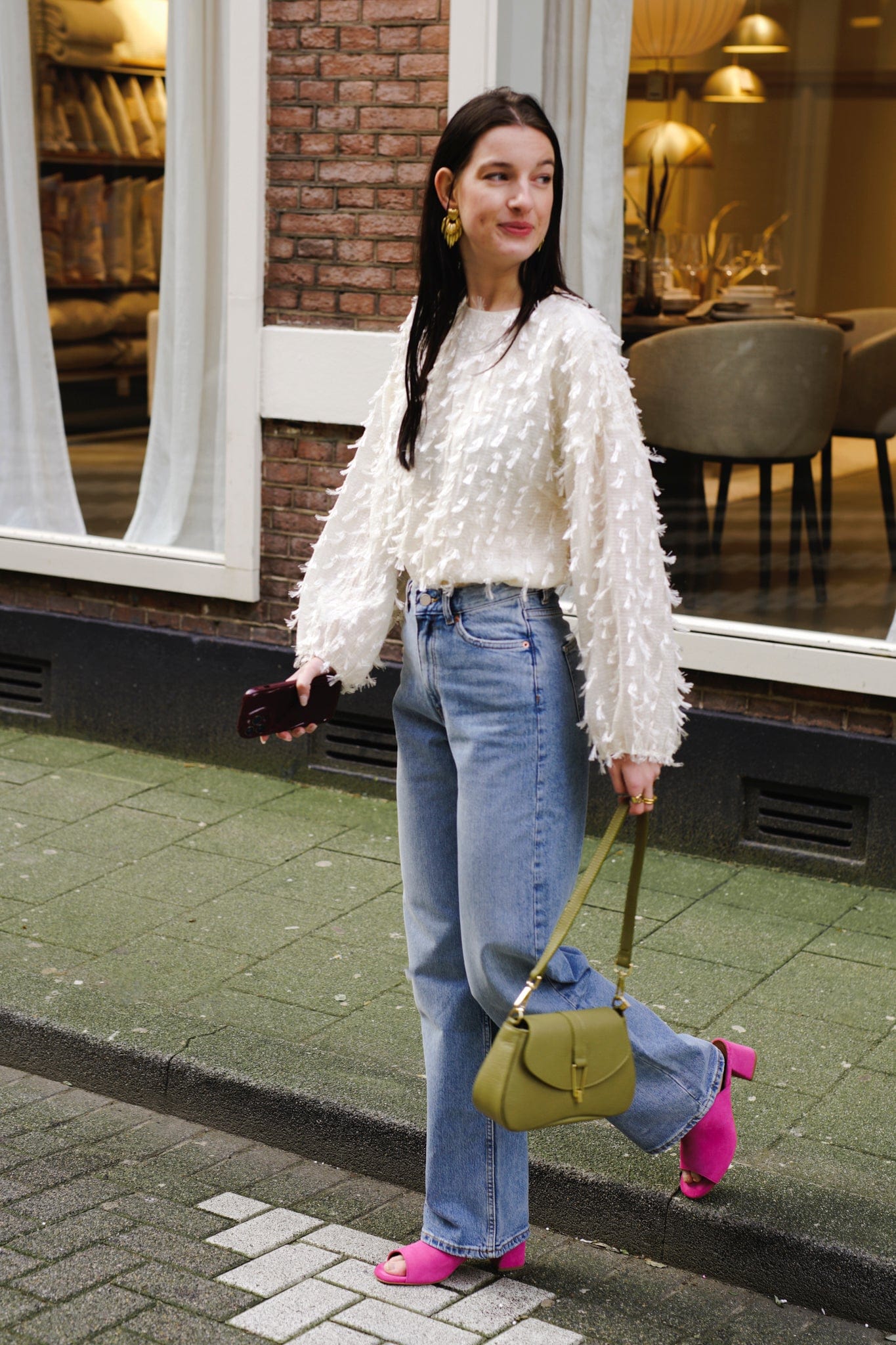 Horizon 55 Calf Suede - Raspberry