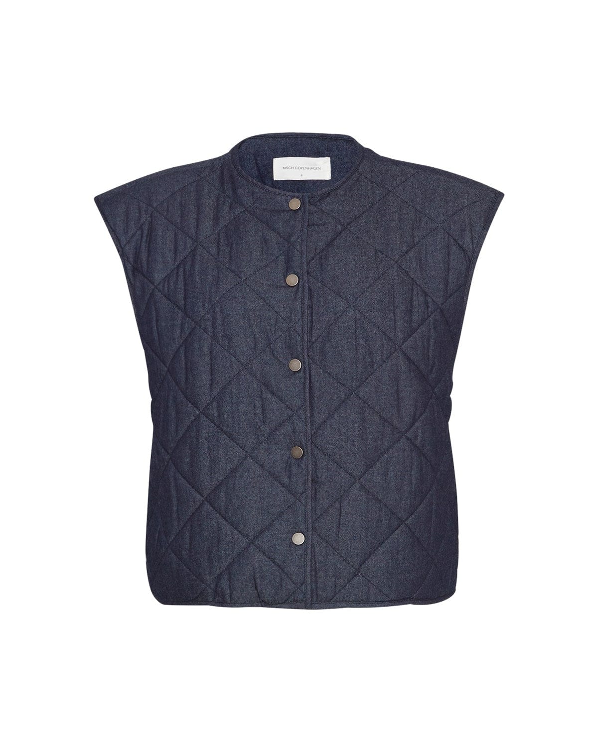 MSCHMeika Lysandra Gilet - Denim blauw