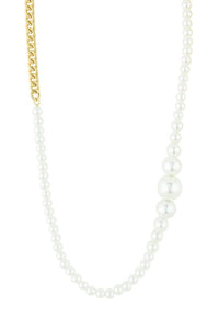 Relando Parel Ketting - Goud