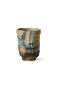HKliving 70'S keramiek Koffie Mok - Tidal