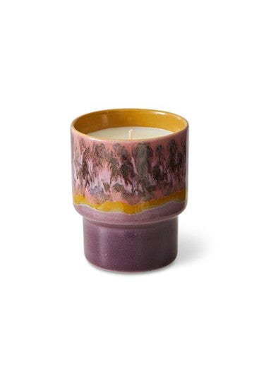 70's Ceramics: Small Scented Candle - Cape Town
