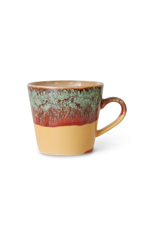 HKliving 70'S keramiek Cappuccino Mok - Cove