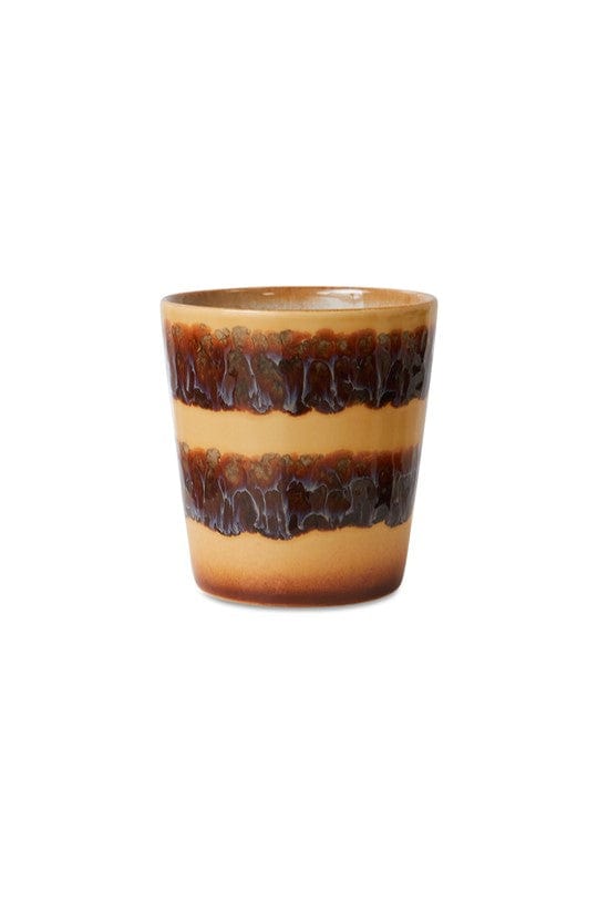 HKliving 70'S ceramics Koffie Mok - Cliffs