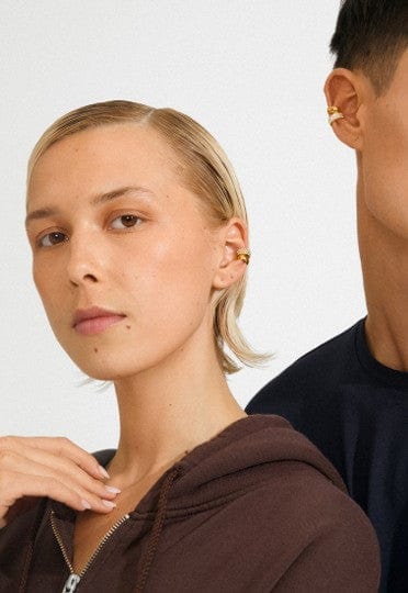 Hudsyn 2-in-1 Ear Cuff - Goud