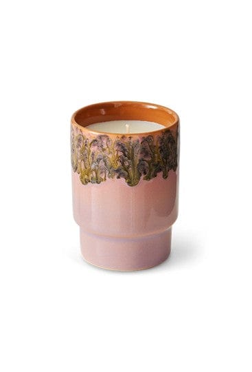 70's Ceramics: Small Scented Candle - Miami