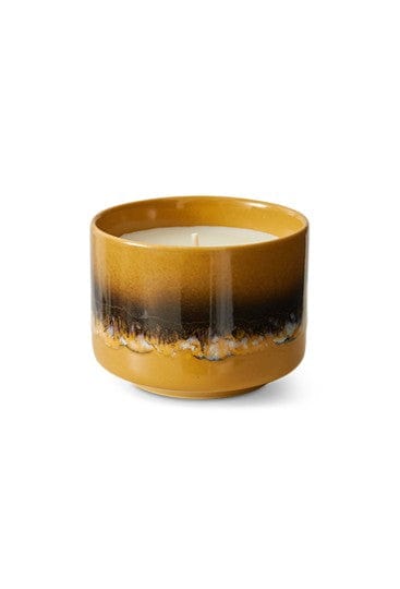 70's Ceramics: Small Scented Candle - Valencia