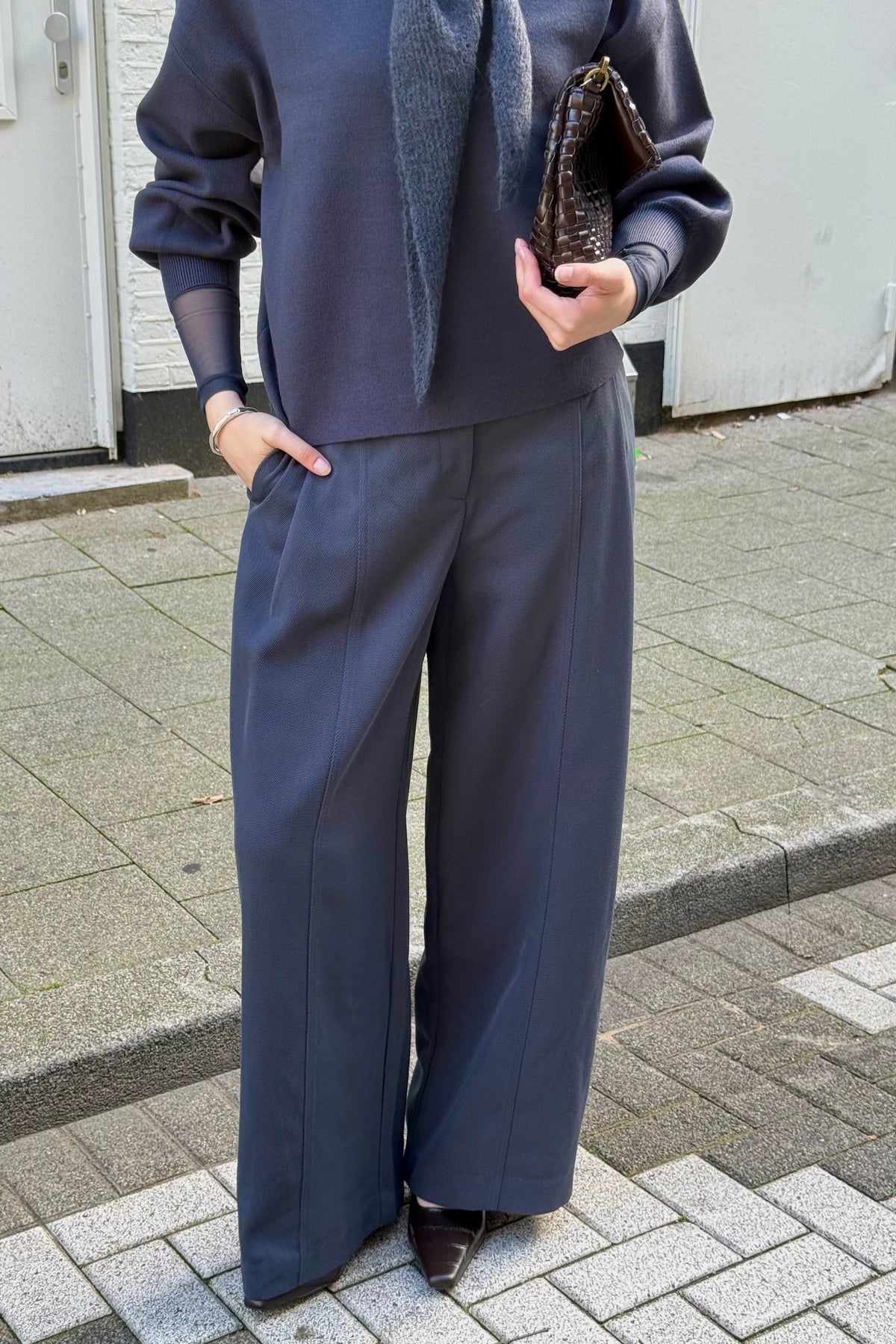 MSCHLauretta Pantalon - India Ink Blauw
