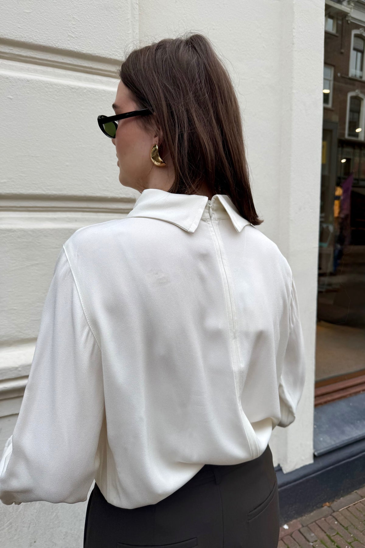 SLWSoler High Neck Blouse - Wit