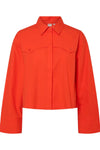 YASCiru Cropped Shirt - Rood