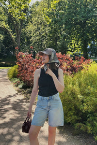 Cotton Cap - Grijsbruin