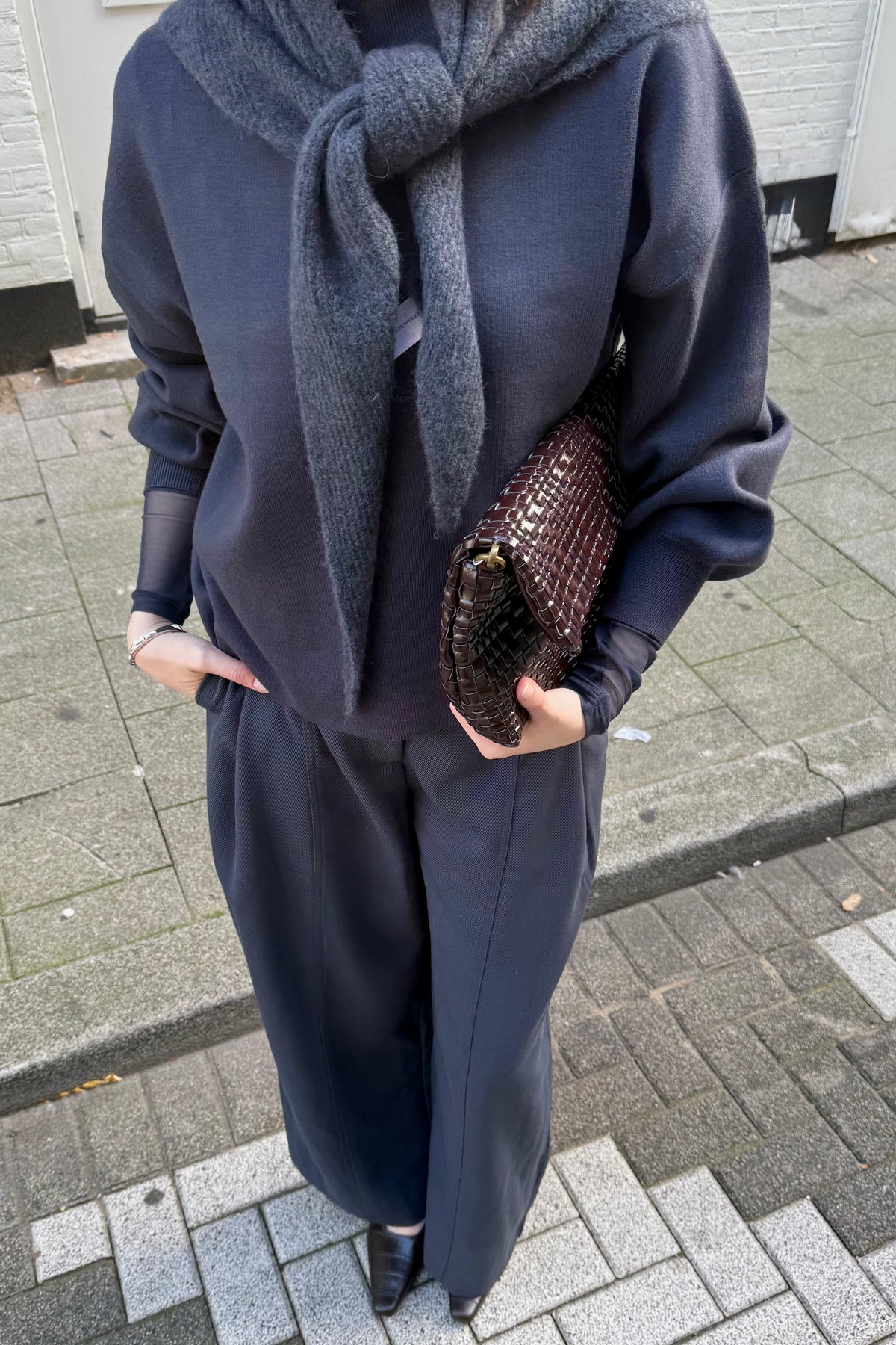 MSCHLauretta Pantalon - India Ink Blauw