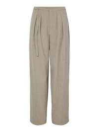 YASCaso Wijde Pantalon - Lichtbruin