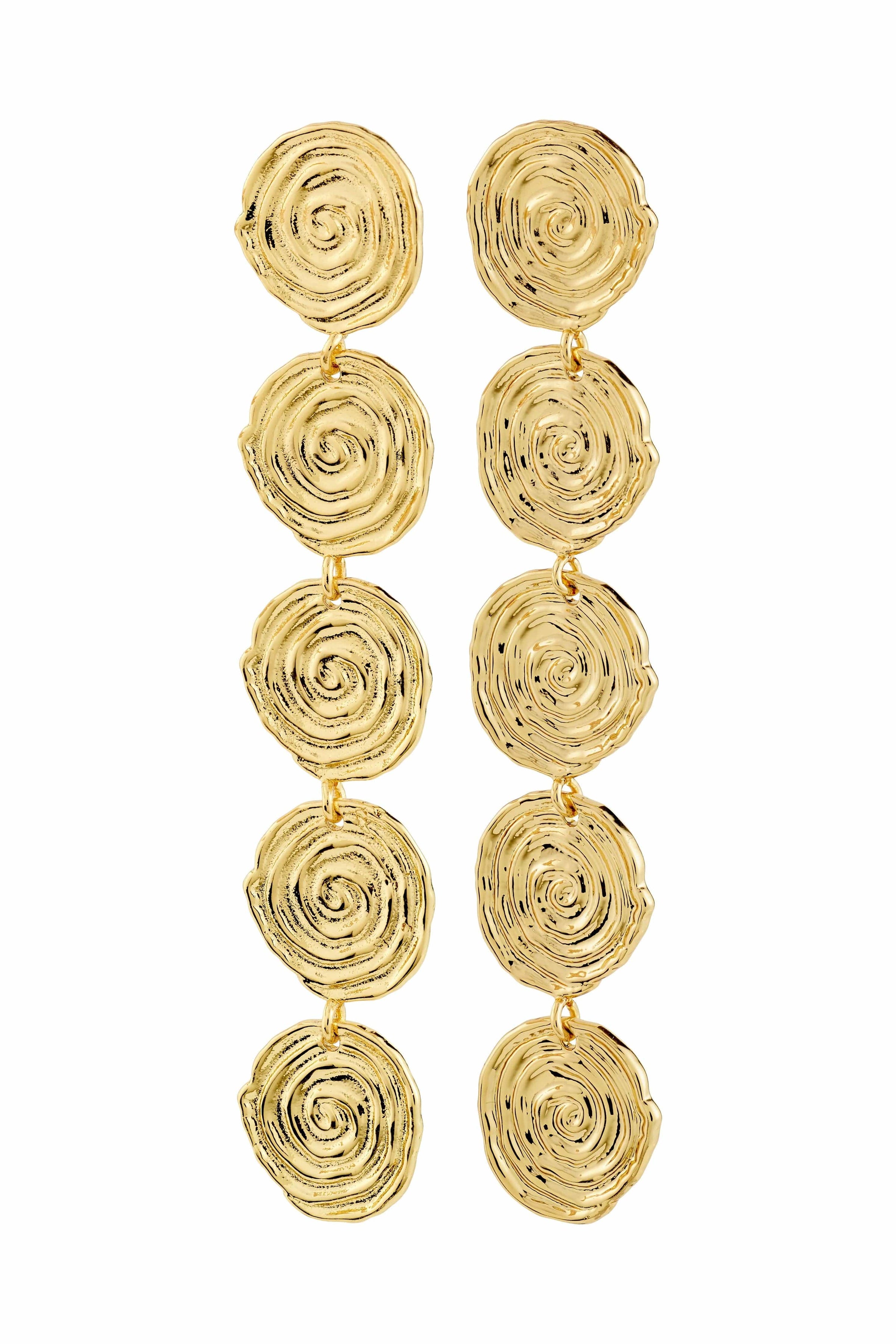 Air Lange Oorbellen - Goud