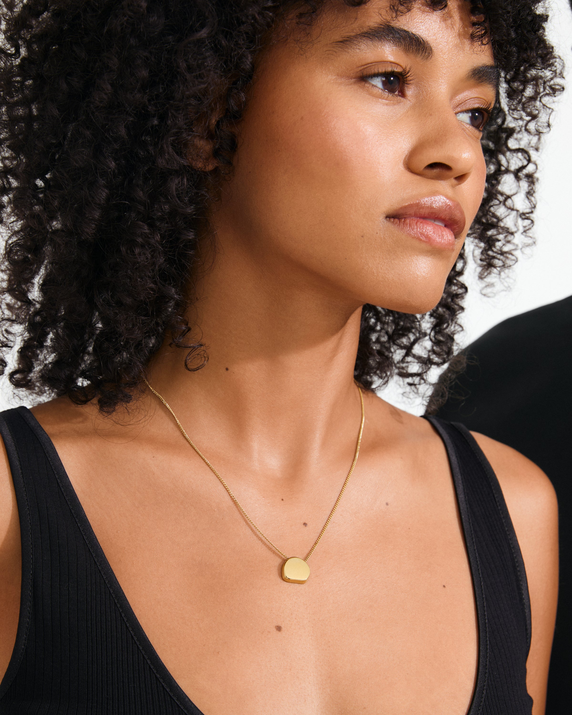 Presence Coin Ketting - Goud